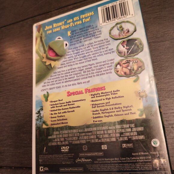 JIM HENSON'S PRESENTS KERMIT'S SWAMP YEARS DVD MOVIE - Picture 2 of 3